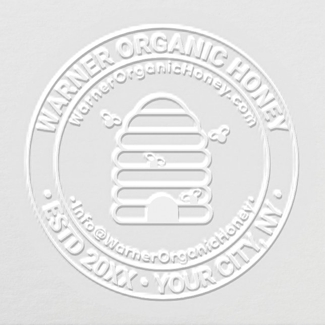 Honey Bees Business Name Location URL Email #2 Embosser (Design)