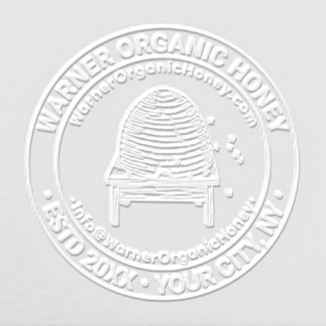 Honey Bees Business Name Location URL Email #3 Embosser (Design)