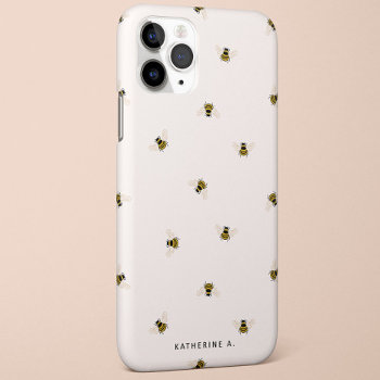Honey Bees Iphone 11 Case by origamiprints at Zazzle
