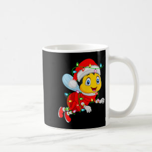 Honey Bees Christmas Lights Santa Costume Cute Ani Coffee Mug