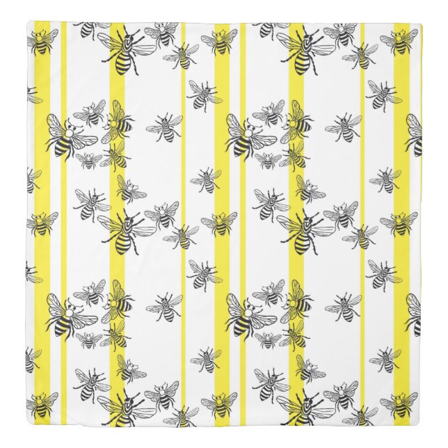 Honey Bees! Duvet Cover (Front)