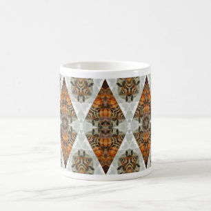 Honey bees kaleidoscope mug