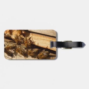 Honey Bees Luggage Tag by Argos_Photography at Zazzle
