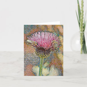 Honey Bees Mosaic Artwork Small Greeting Card
