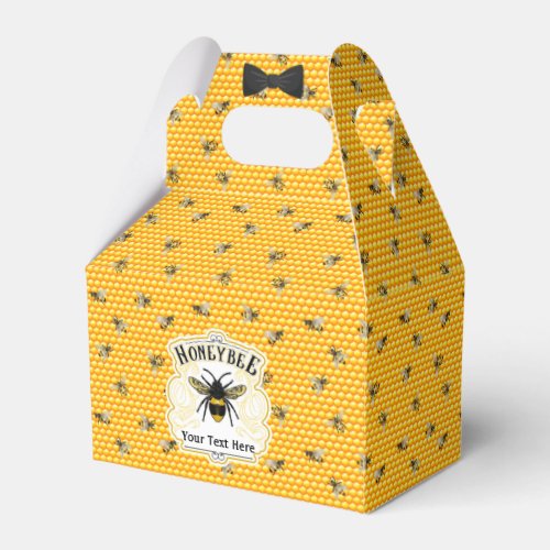 Honey Bees Personalize Favor Box
