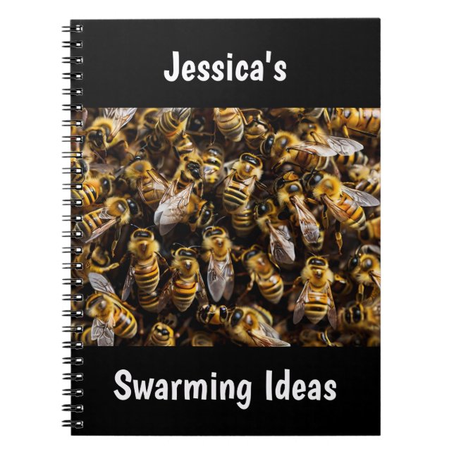 Honey Bees Personalized Notebook (Front)