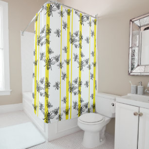 Honey Bees! Shower Curtain
