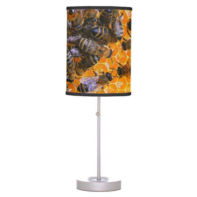 HONEY BEES     TABLE LAMP (Front)