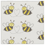 Honey Bees with Heart Fabric
