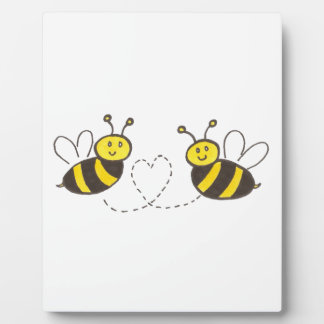 Honey Bees with Heart Plaque