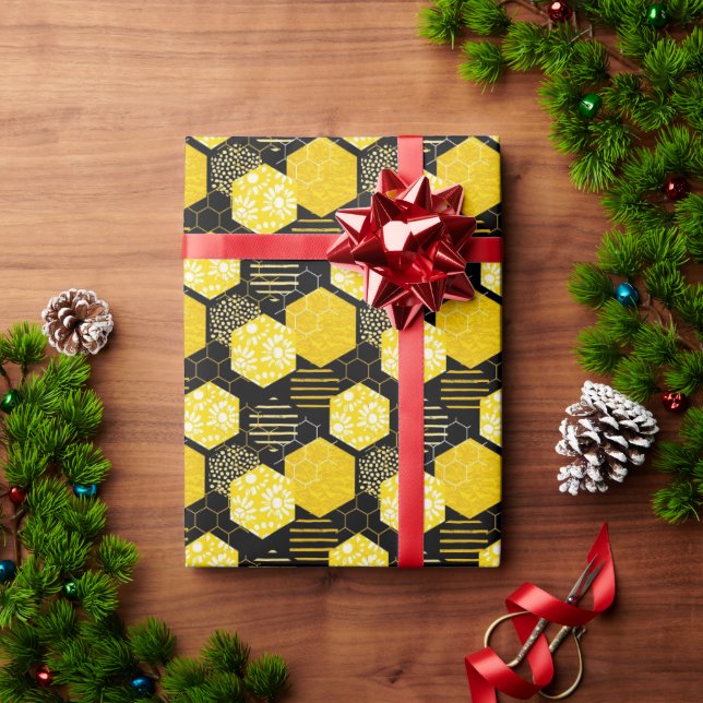 Honey Bees! Wrapping Paper (Holiday Gift)