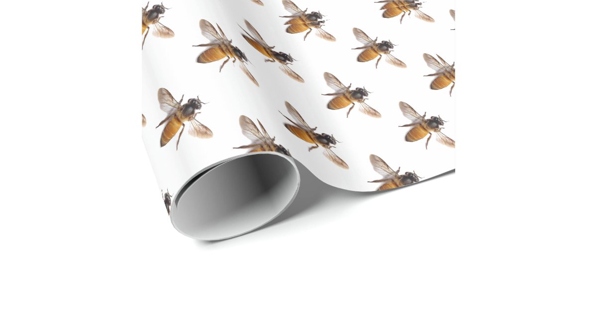 Honey Bee Beekeeping Giftwrap Wrapping Paper