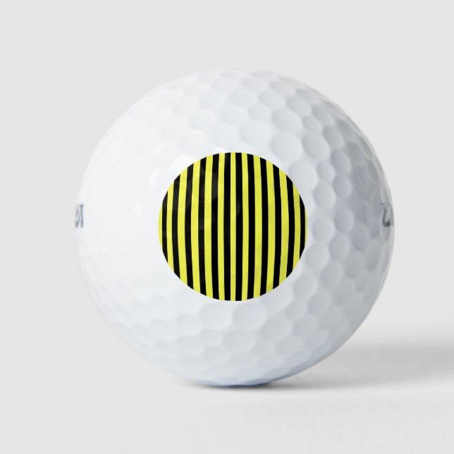 Honey Black Golf Balls (Front)