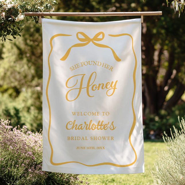 Honey Bridal Shower Welcome Flag (Creator Uploaded)