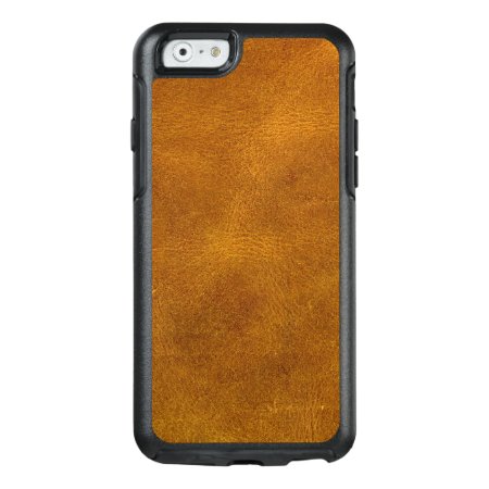 Honey Buckskin Leather Fine Grain Amber Mustard Otterbox Iphone 6/6s C