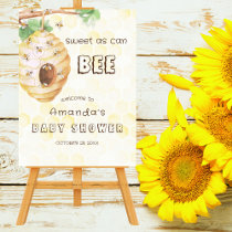 Honey Bumble Bee Baby Shower Welcome Sign