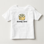 Honey Bun Boy Or Girl Funny Cute Simple Modern Toddler T-shirt at Zazzle