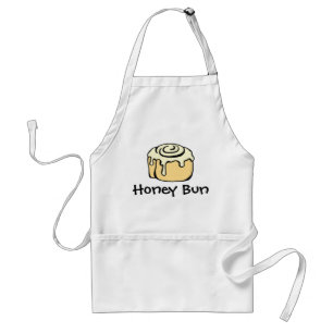 Honey Bun Cute Cinnamon Roll Funny Quote Kitchen Adult Apron