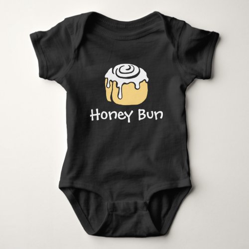 Honey Bun Cute Simple Modern Boy or Girl New Baby Bodysuit