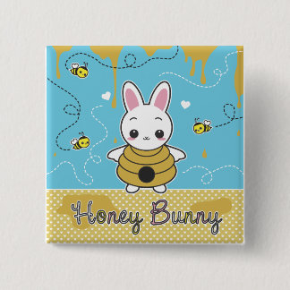 Honey Bunny Button