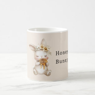 Honey Bunny Flowers Coffee Mug