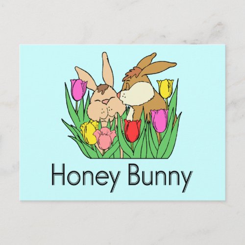 Honey Bunny Postcard