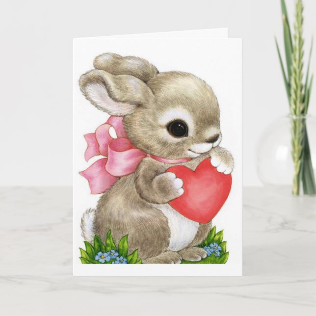 Honey Bunny Valentine - Greeting Card (Front)