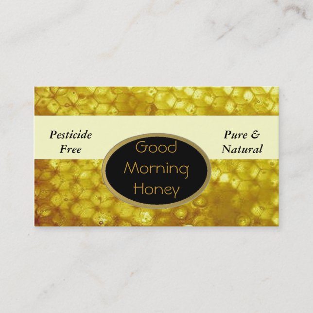 Honey Business Cards (Front)