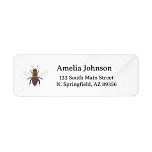 Honey Business Return Address Label
