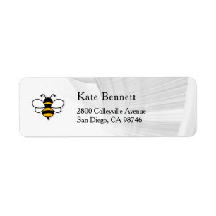 Honey Business Return Address Label