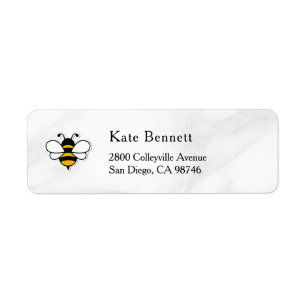 Honey Business Return Address Label