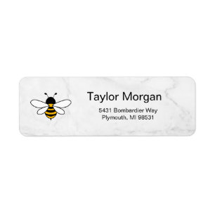 Honey Business Return Address Label
