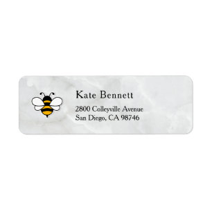 Honey Business Return Address Label