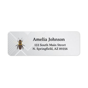 Honey Business Return Address Label