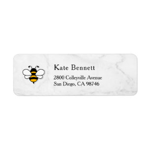 Honey Business Return Address Label