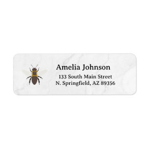 Honey Business Return Address Label