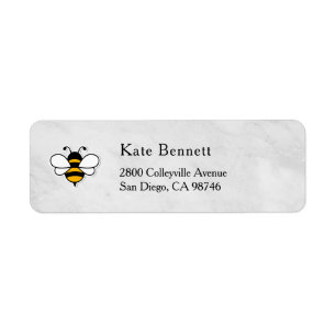 Honey Business Return Address Label