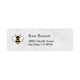 Honey Business Return Address Label