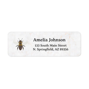 Honey Business Return Address Label