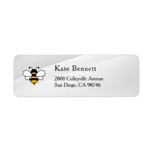 Honey Business Return Address Label