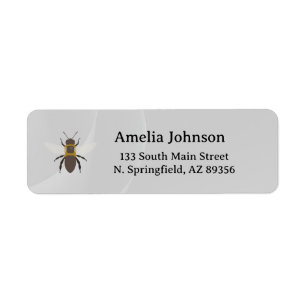 Honey Business Return Address Label
