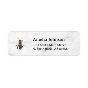 Honey Business Return Address Label