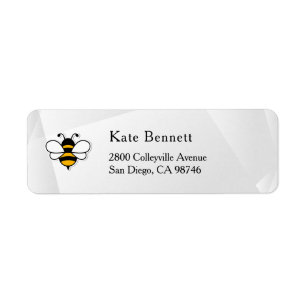 Honey Business Return Address Label