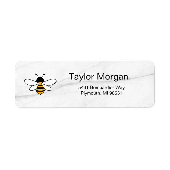 Honey Business Return Address Label (Front)