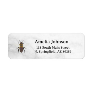 Honey Business Return Address Label