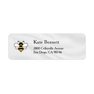 Honey Business Return Address Label