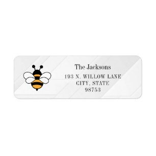 Honey Business Return Address Label