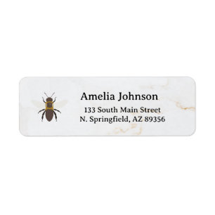 Honey Business Return Address Label