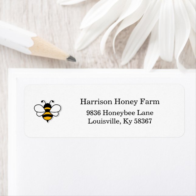 Honey Business Return Address Label (Insitu)