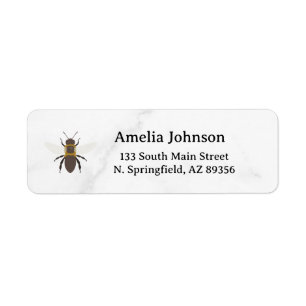 Honey Business Return Address Label